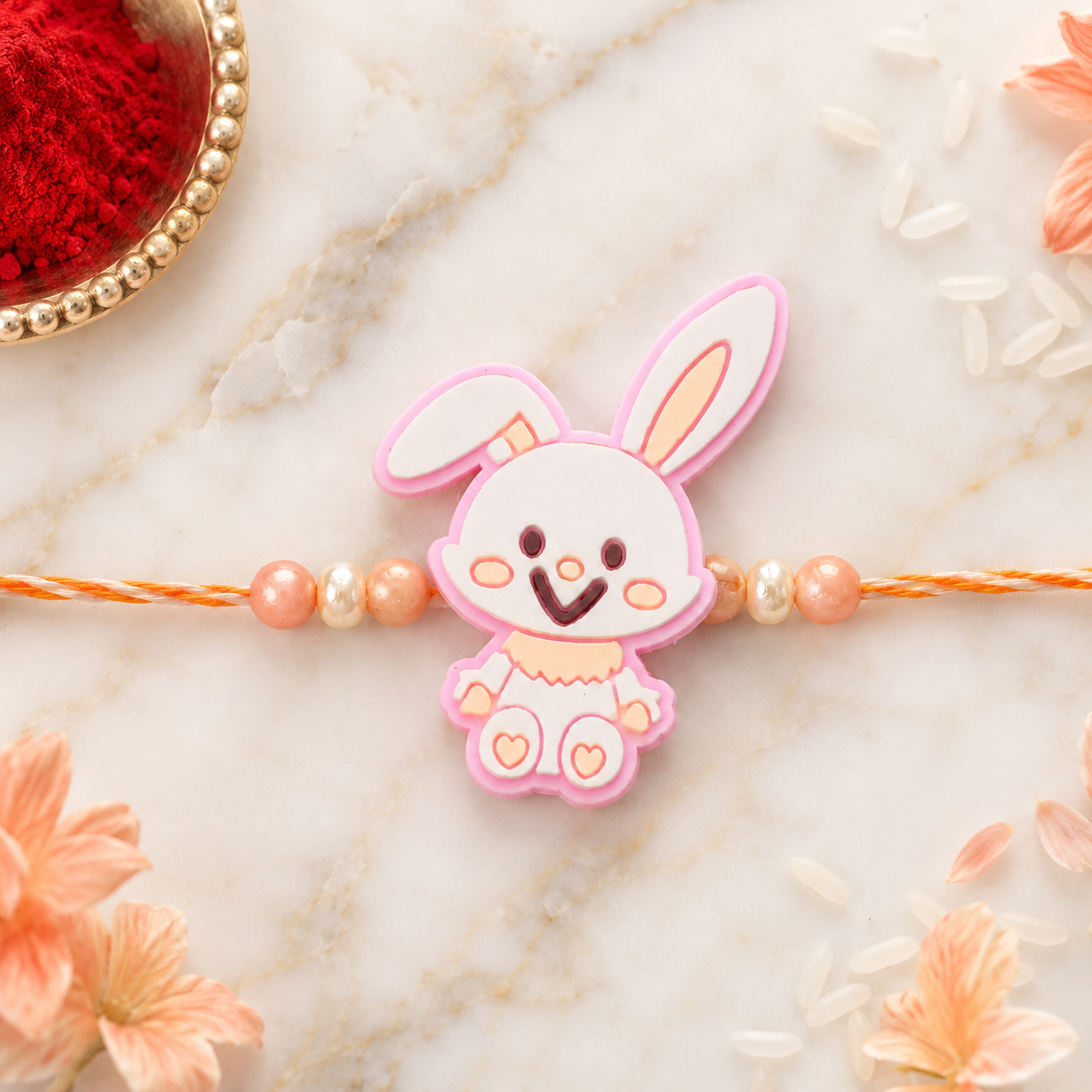 Bunny Character Kids Thread Premium Designer Rakhi for Brother