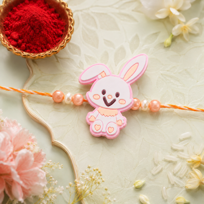 Bunny Character Kids Thread Premium Designer Rakhi for Brother