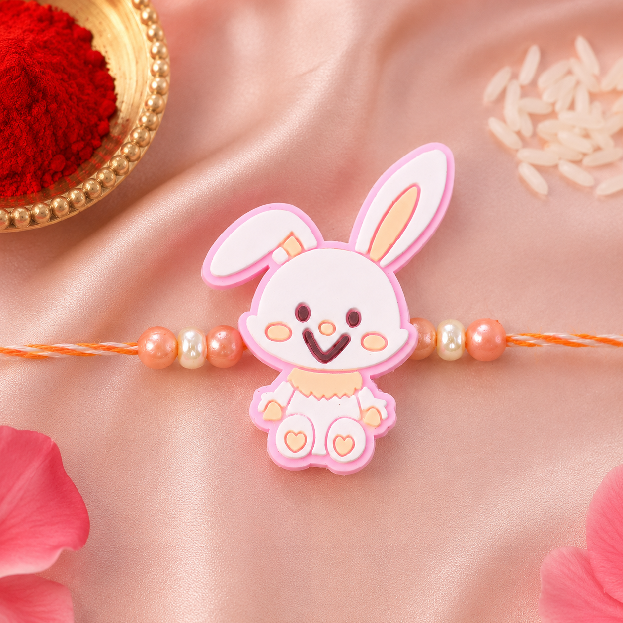 Bunny Character Kids Thread Premium Designer Rakhi for Brother