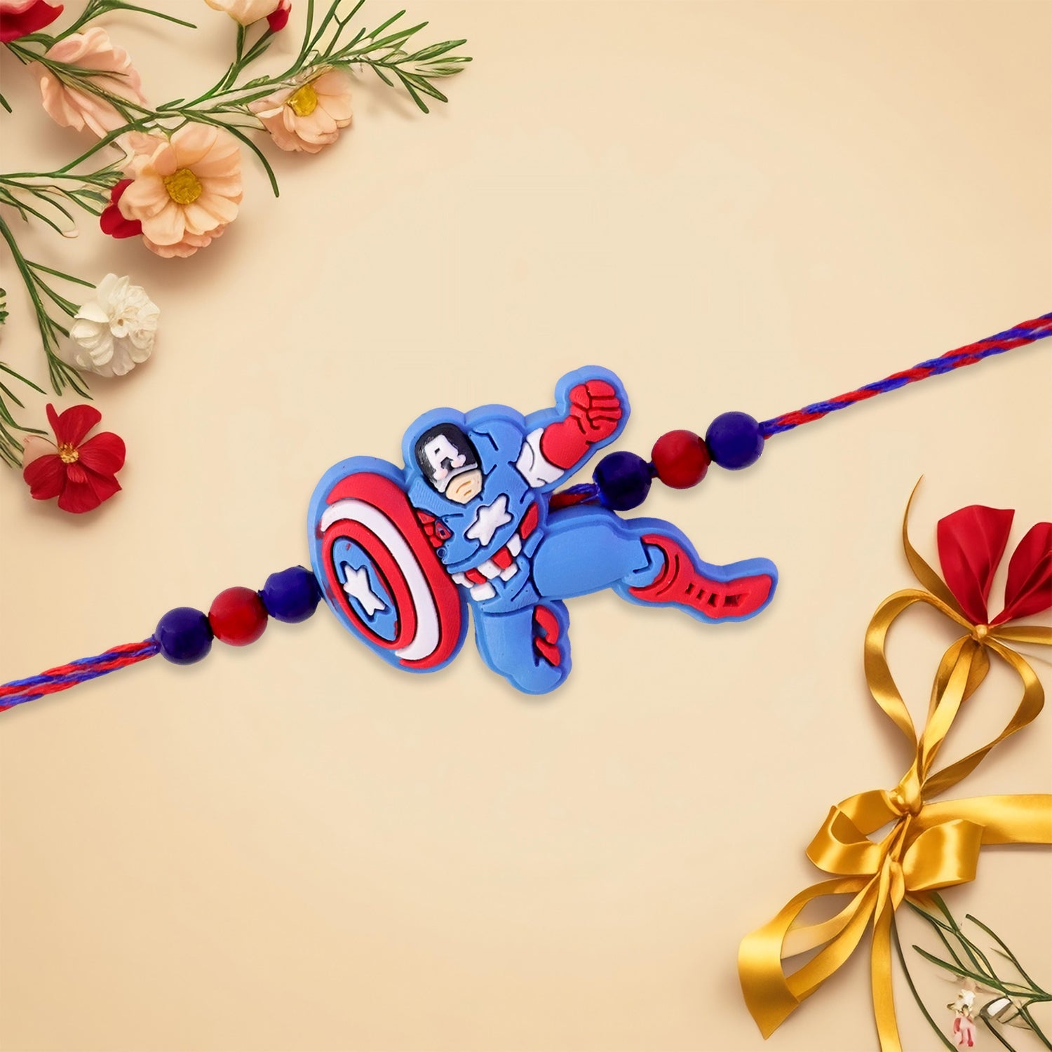 Superhero Character Kids Premium Designer Traditional Rakhi for Brother