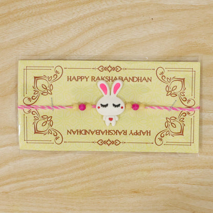 Bunny Character Kids Thread Premium Designer Rakhi for Brother