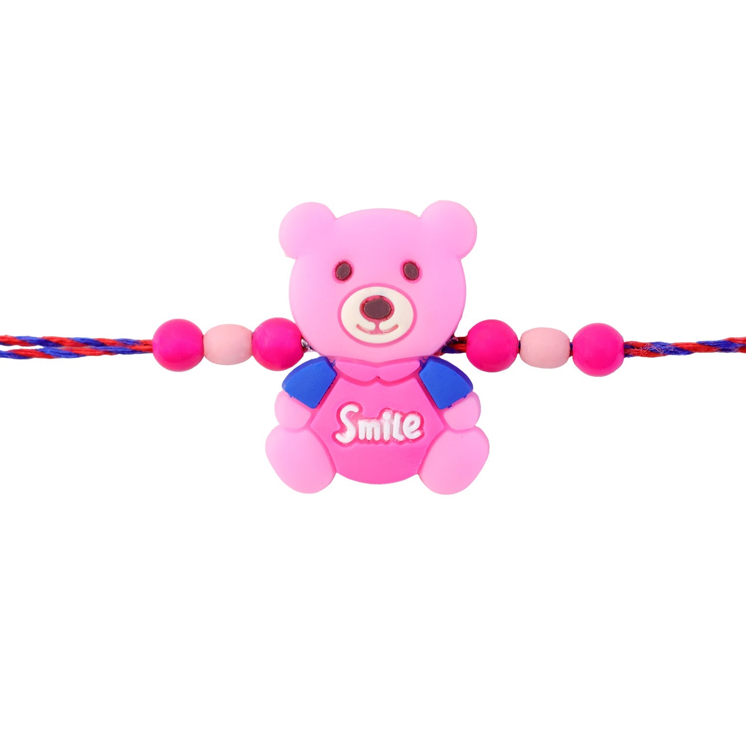Teddy Bear Charm Kids Beaded Premium Designer Rakhi for Brother