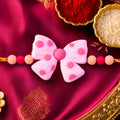 Kids Beaded Rakhi – Bow Charm Festive Raksha Bandhan for Brothers