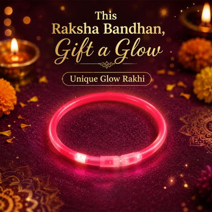 Bright Glow Band Kids Premium Festive Designer Celebration Rakhi
