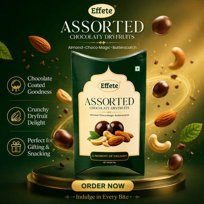 Premium Effete Assorted Chocolaty Dryfruits Chocolate (60 Gm)