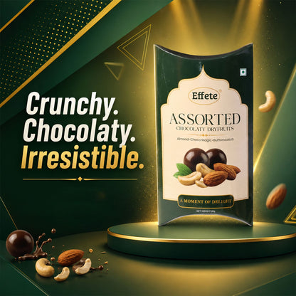 Premium Effete Assorted Chocolaty Dryfruits Chocolate (60 Gm)