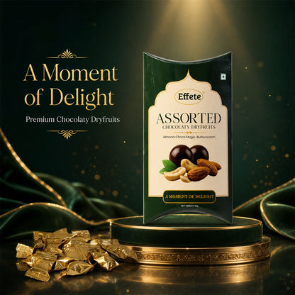 Premium Effete Assorted Chocolaty Dryfruits Chocolate (60 Gm)