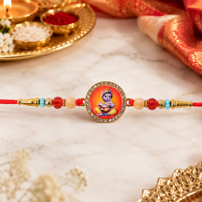 Mixed Charm Designer Rakhi Combo for Raksha Bandhan Gift (3 Pc)