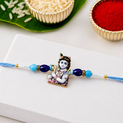 Mixed Charm Designer Rakhi Combo for Raksha Bandhan Gift (3 Pc)