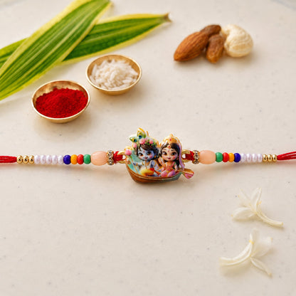Premium Motif Designer Rakhi Combo for Raksha Bandhan Gift (3 Pc)