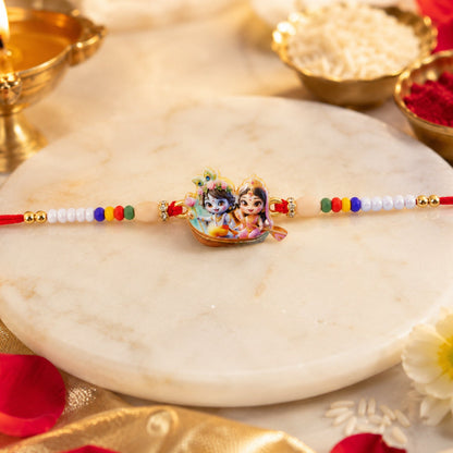 Premium Motif Designer Rakhi Combo for Raksha Bandhan Gift (5 Pc)