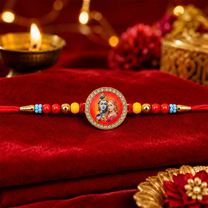 Devotional Designer Rakhi Combo Set for Raksha Bandhan Gift (6 Pc)