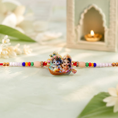 Mixed Charm Designer Rakhi Combo for Raksha Bandhan Gift (7 Pc)