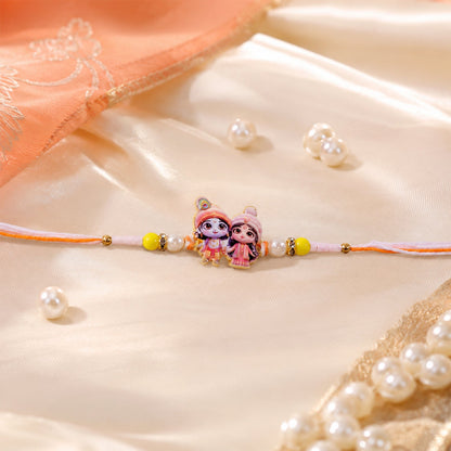 Mixed Charm Designer Rakhi Combo for Raksha Bandhan Gift (7 Pc)