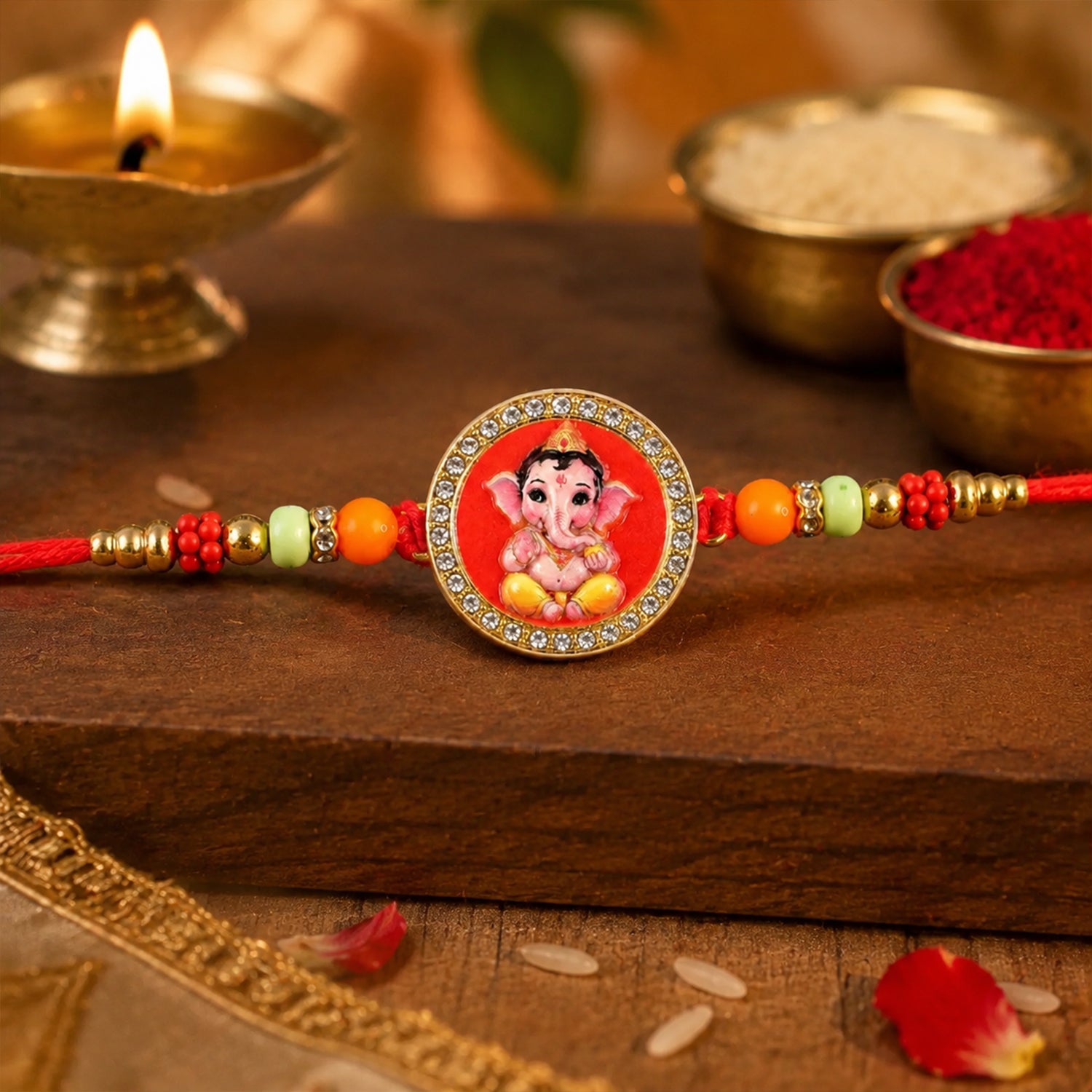 Premium Designer Rakhi Combo Set for Raksha Bandhan Gift (8 Pc)