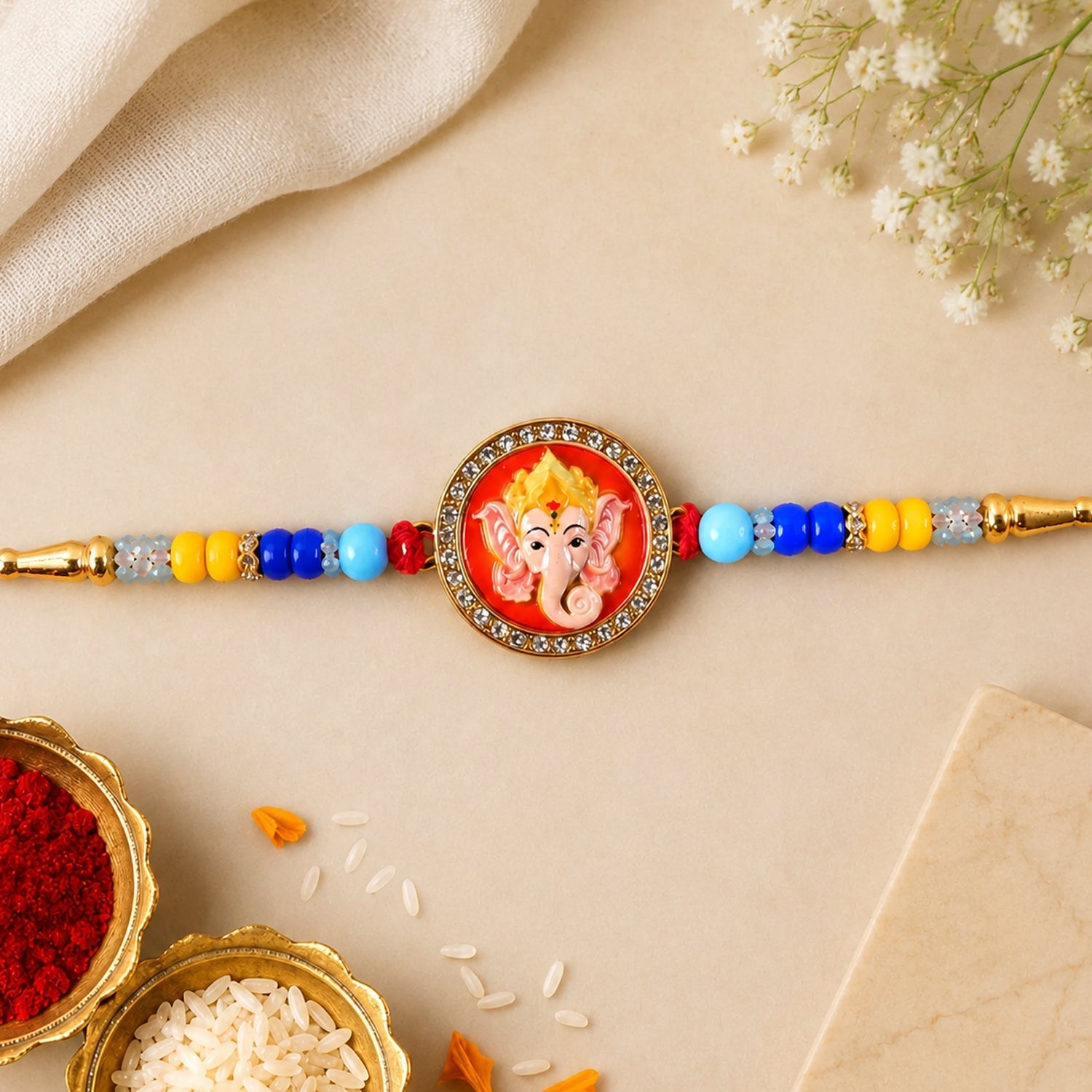 Premium Designer Rakhi Combo Set for Raksha Bandhan Gift (8 Pc)