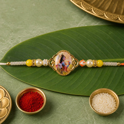 Designer Motif Rakhi Combo Set for Raksha Bandhan Gift (8 Pc)
