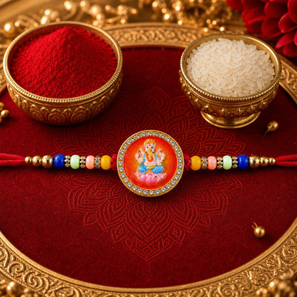 Premium Designer Rakhi Combo Gift Set for Raksha Bandhan (10 Pc)