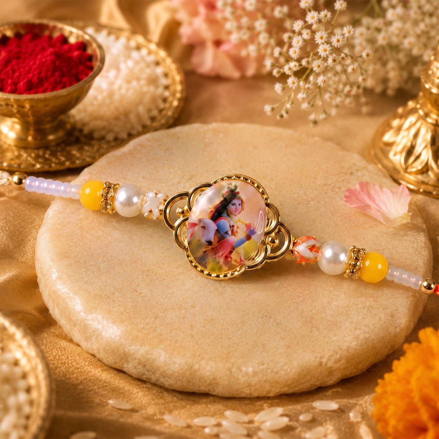 Premium Designer Rakhi Combo Gift Set for Raksha Bandhan (10 Pc)