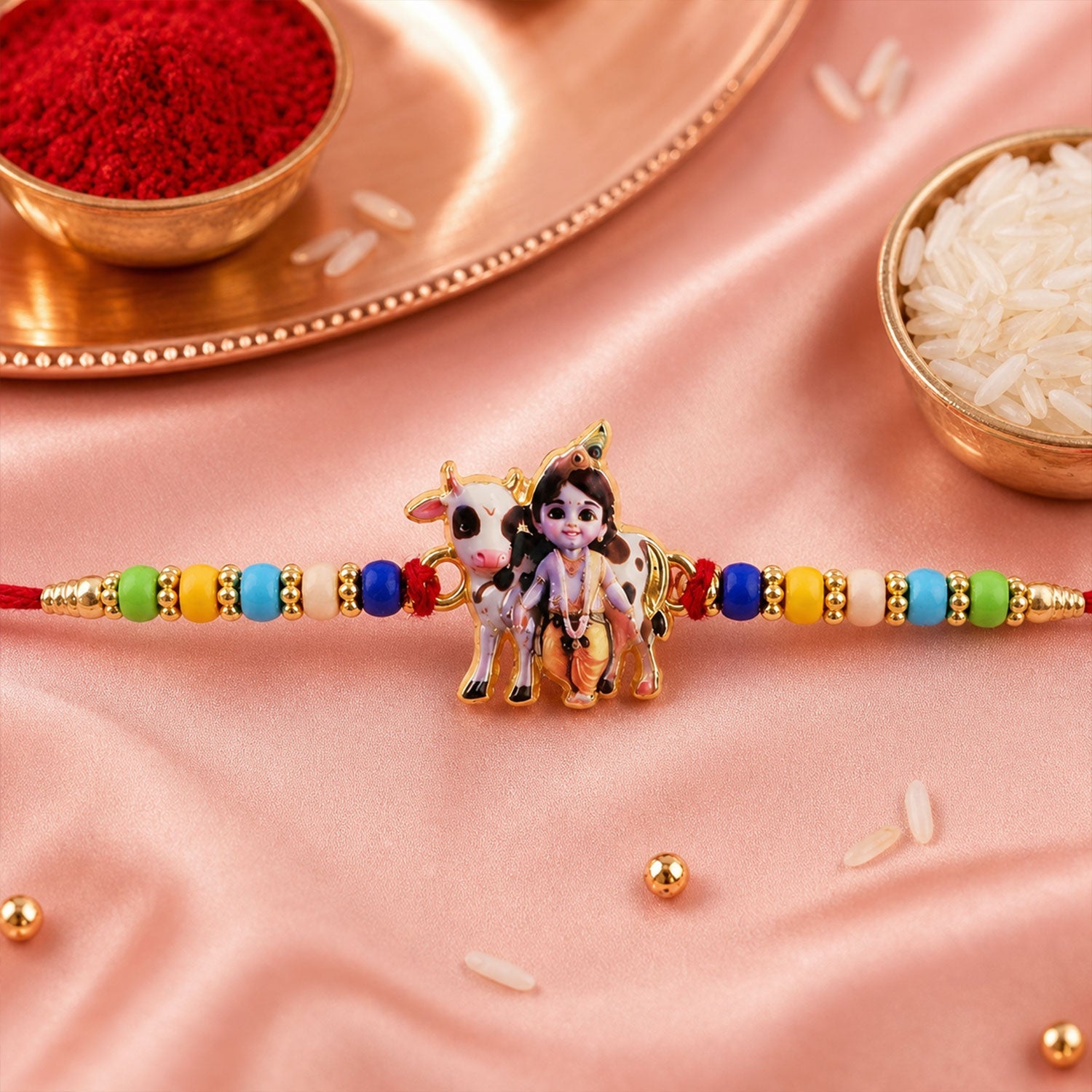 Premium Designer Rakhi Combo Gift Set for Raksha Bandhan (10 Pc)