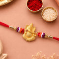 Ganesha Rakhi – Idol Charm Beaded Traditional Raksha Bandhan Gift