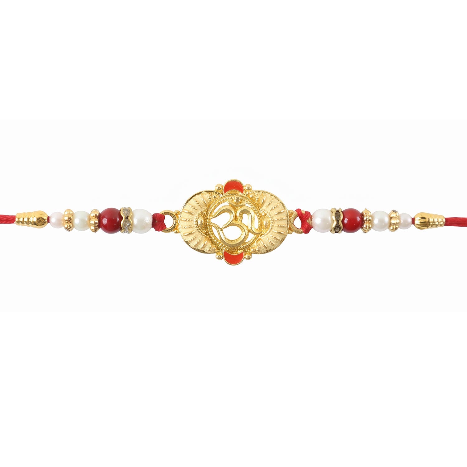 Round Om Design Designer Rakhi Raksha Bandhan Gift Special