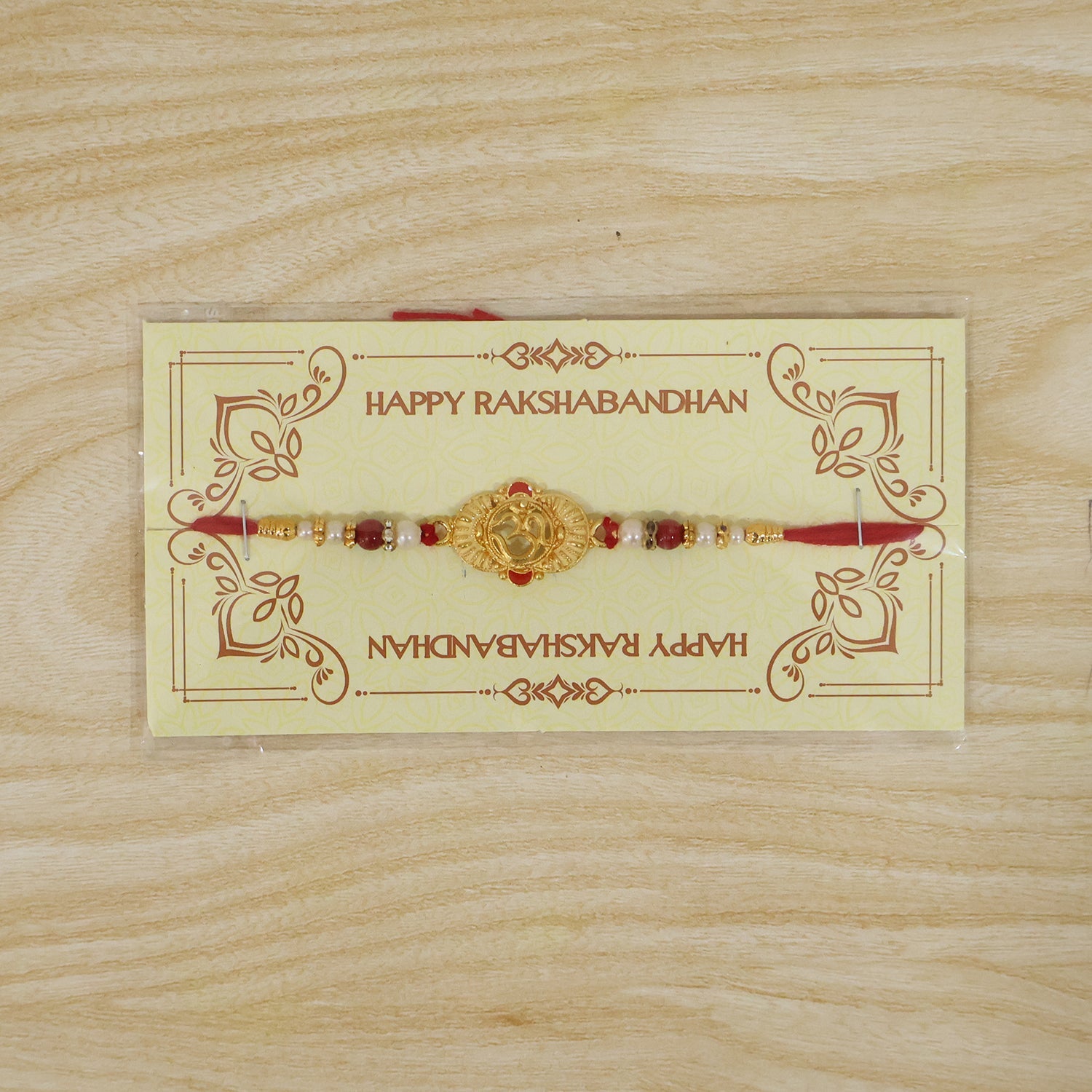 Round Om Design Designer Rakhi Raksha Bandhan Gift Special