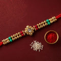 Premium Style Stone Charm Rakhi Raksha Bandhan Festive Special