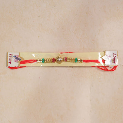 Premium Style Stone Charm Rakhi Raksha Bandhan Festive Special