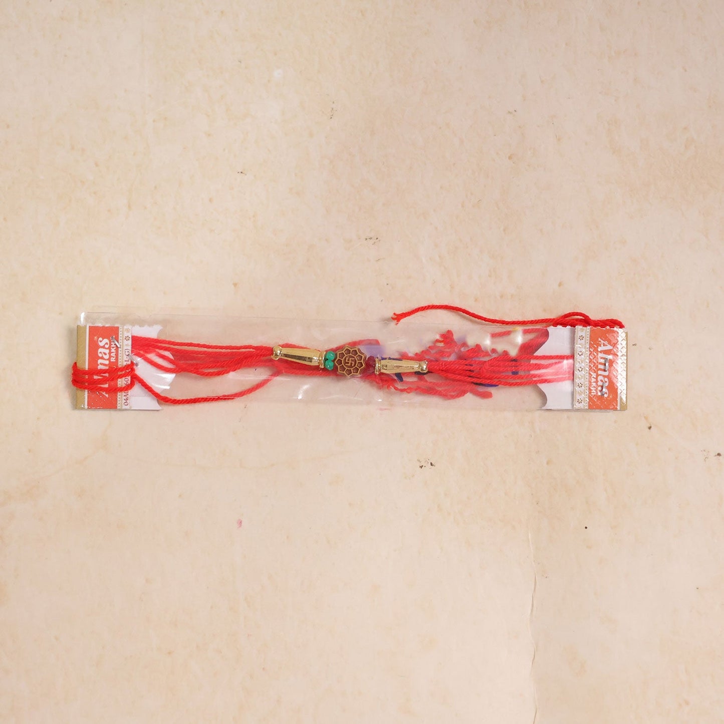Flower Om Motif Bracelet Rakhi Raksha Bandhan Premium Gift Style