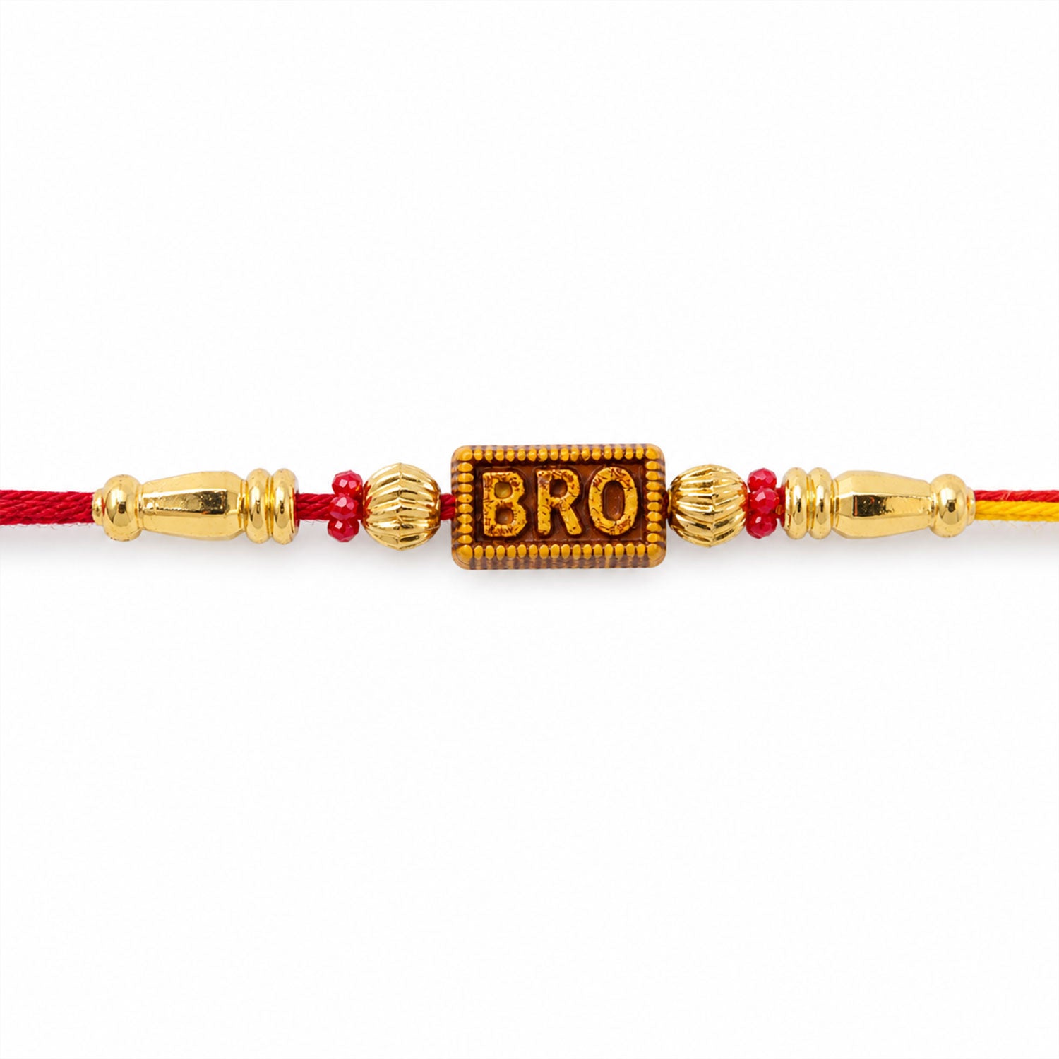 Bro Text Beaded Designer Rakhi Raksha Bandhan Brother Gift Special
