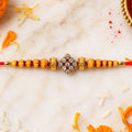 Pearl Flower Cluster Designer Rakhi for Raksha Bandhan