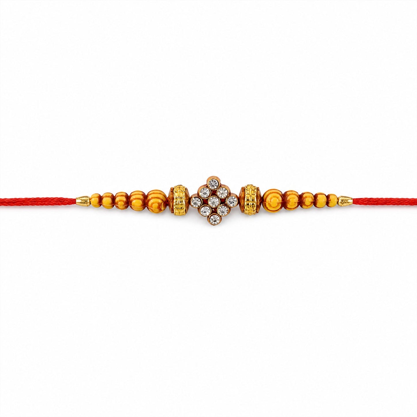 Pearl Flower Cluster Designer Rakhi Raksha Bandhan Celebration