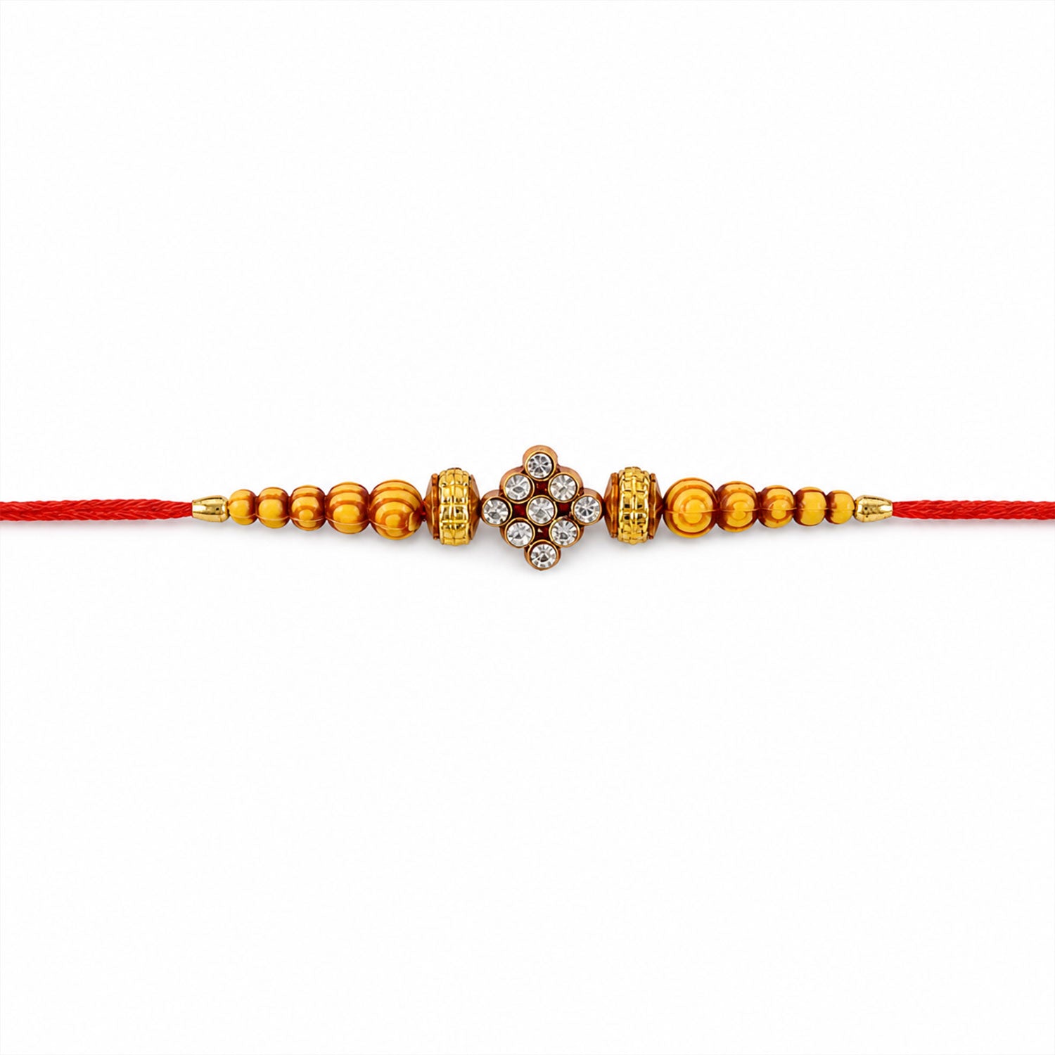 Pearl Flower Cluster Designer Rakhi Raksha Bandhan Celebration