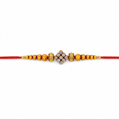 Pearl Flower Cluster Designer Rakhi Raksha Bandhan Celebration