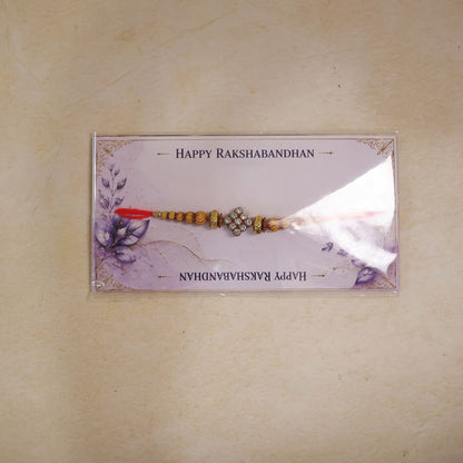 Pearl Flower Cluster Designer Rakhi Raksha Bandhan Celebration