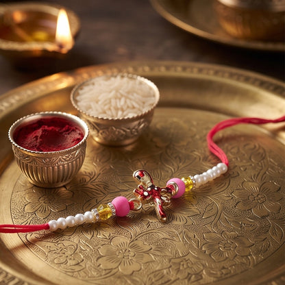 Cartoon Character Charm Beaded Designer Rakhi Raksha Bandhan Celebration
