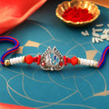 Ganesh Motif Charm Designer Rakhi for Raksha Bandhan
