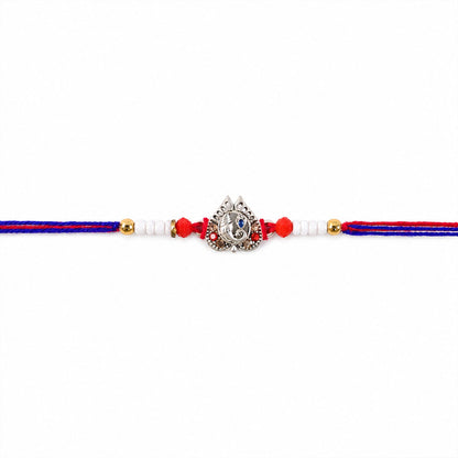 Ganesh Mofit Charm Designer Rakhi Raksha Bandhan Festive Gift