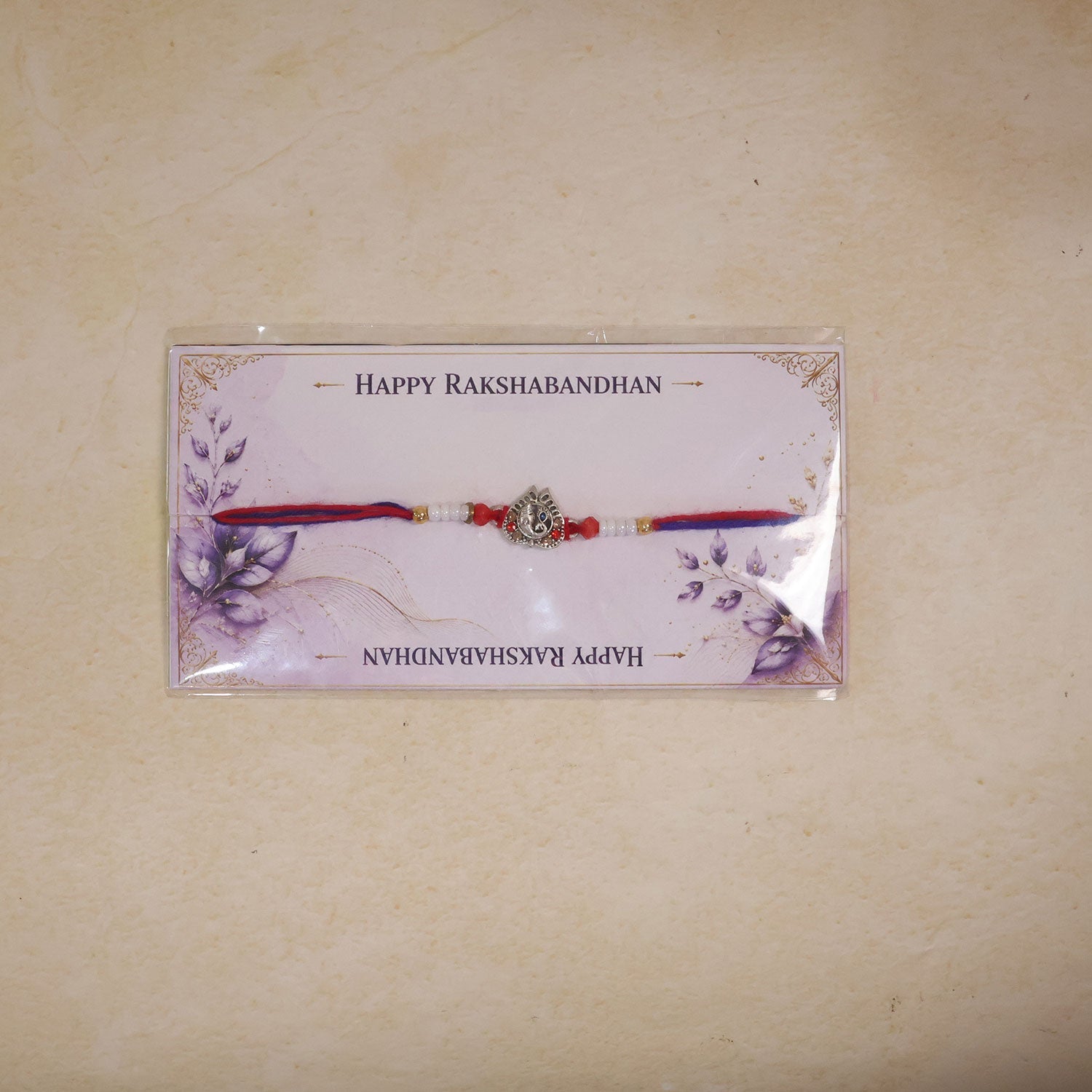 Ganesh Mofit Charm Designer Rakhi Raksha Bandhan Festive Gift