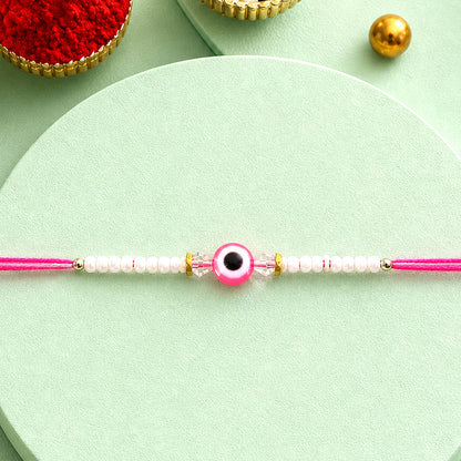 Evil Eye Charm Bracelet Designer Rakhi Raksha Bandhan Gift Special