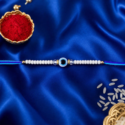 Evil Eye Chain Style Rakhi Raksha Bandhan Premium Gift Design