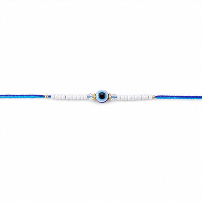 Evil Eye Chain Style Rakhi Raksha Bandhan Premium Gift Design