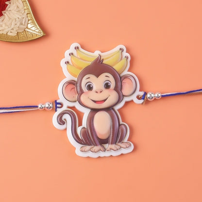 Monkey Character Kids Designer Rakhi Raksha Bandhan Fun Gift Special