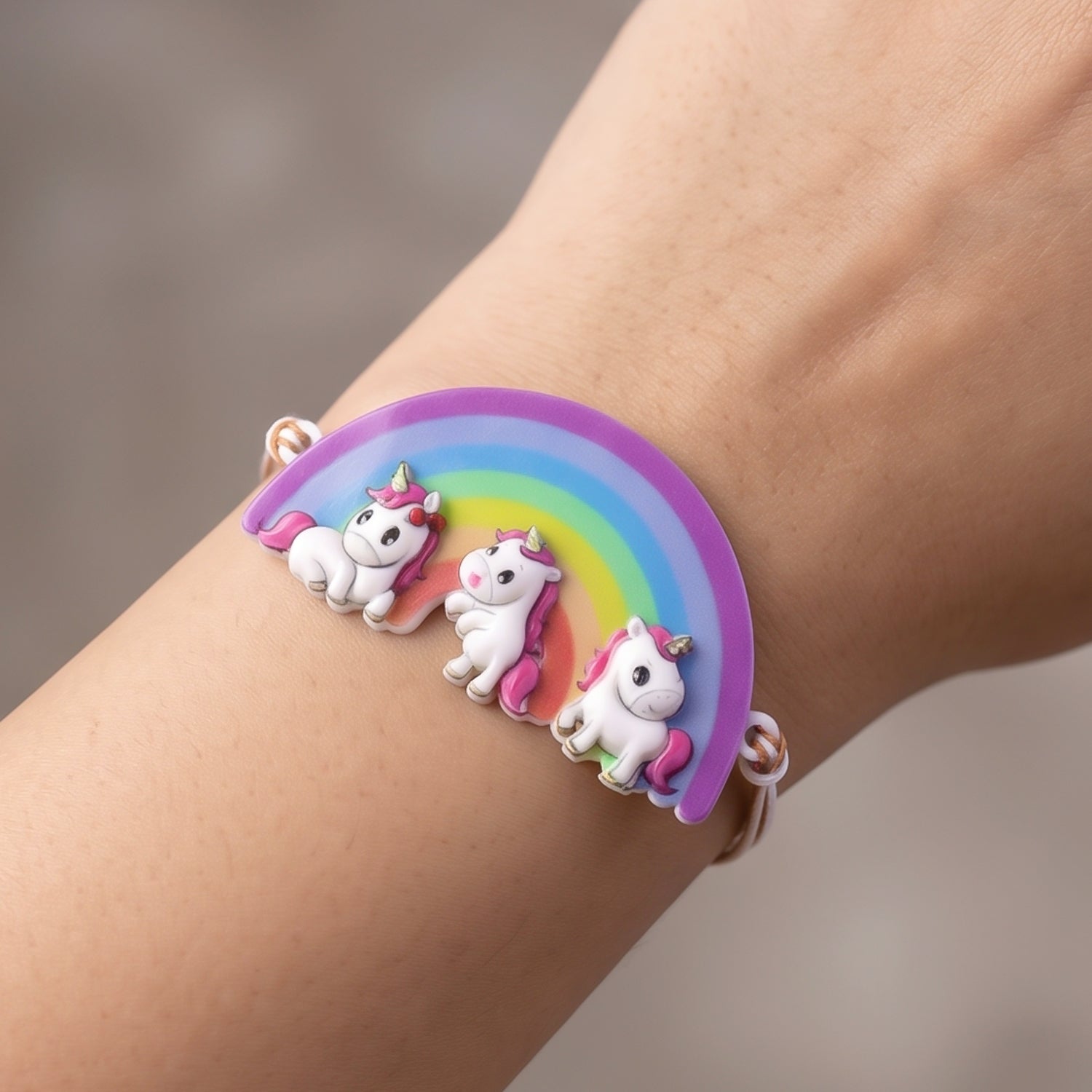 Rainbow Unicorn Kids Designer Rakhi Raksha Bandhan Celebration Gift