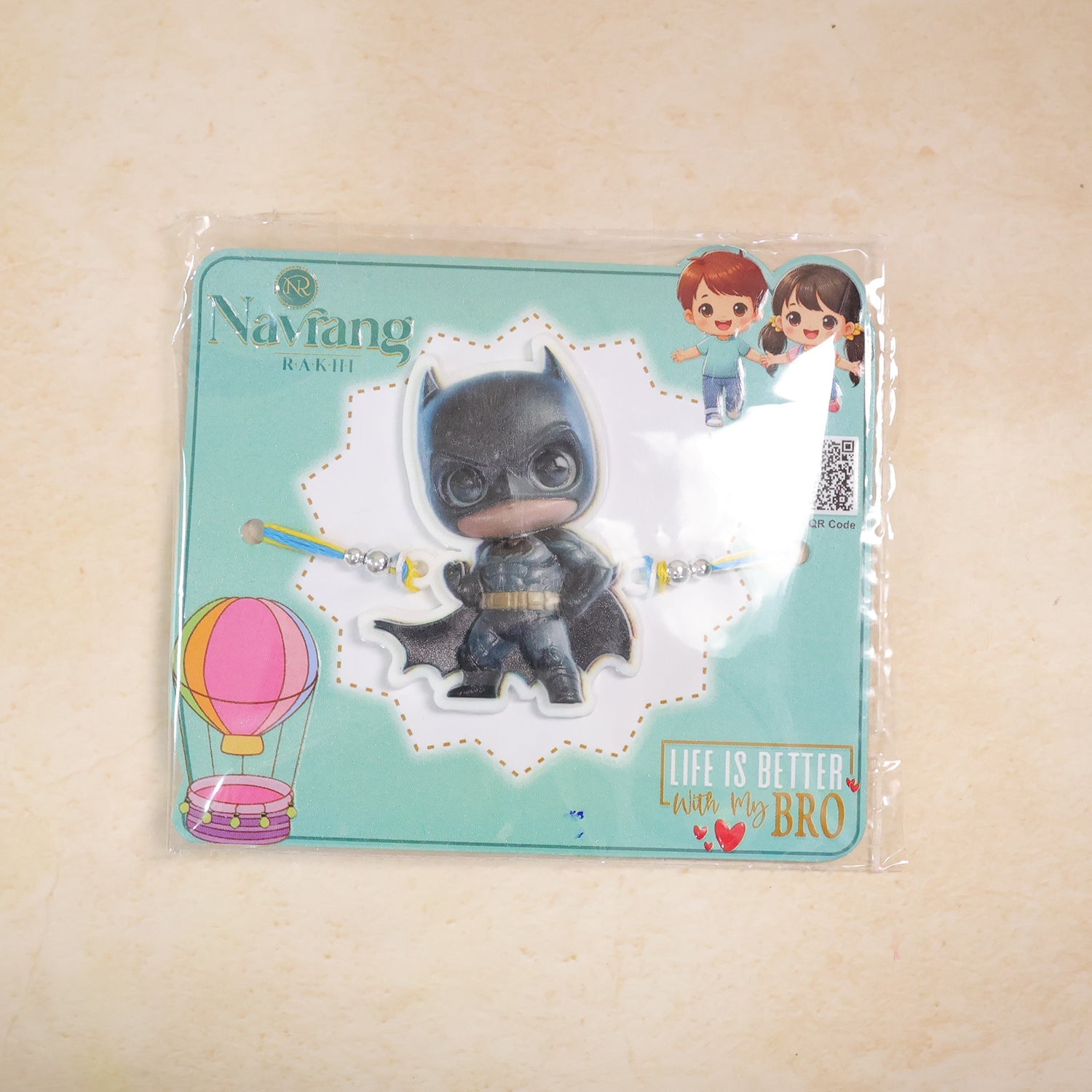 Superhero Character Kids Rakhi Raksha Bandhan Fun Gift Special