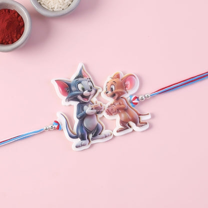 Tom & jerry Cartoon Kids Designer Rakhi Raksha Bandhan Celebration Gift