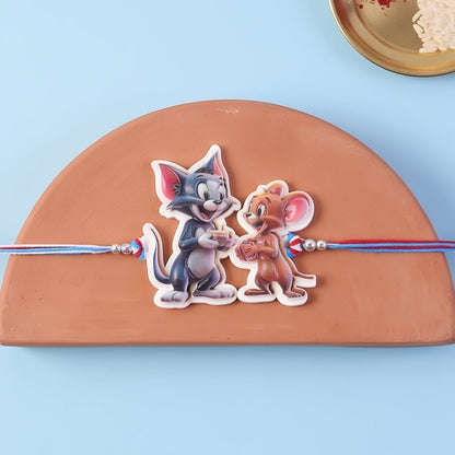 Tom & jerry Cartoon Kids Designer Rakhi Raksha Bandhan Celebration Gift