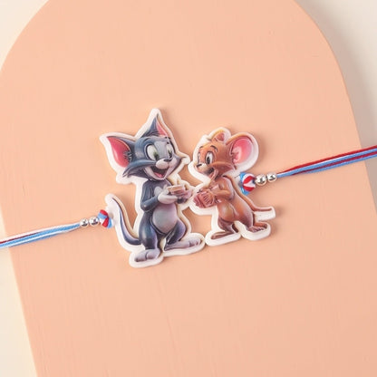 Tom & jerry Cartoon Kids Designer Rakhi Raksha Bandhan Celebration Gift