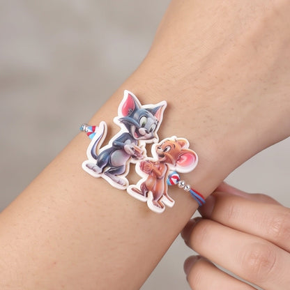 Tom & jerry Cartoon Kids Designer Rakhi Raksha Bandhan Celebration Gift